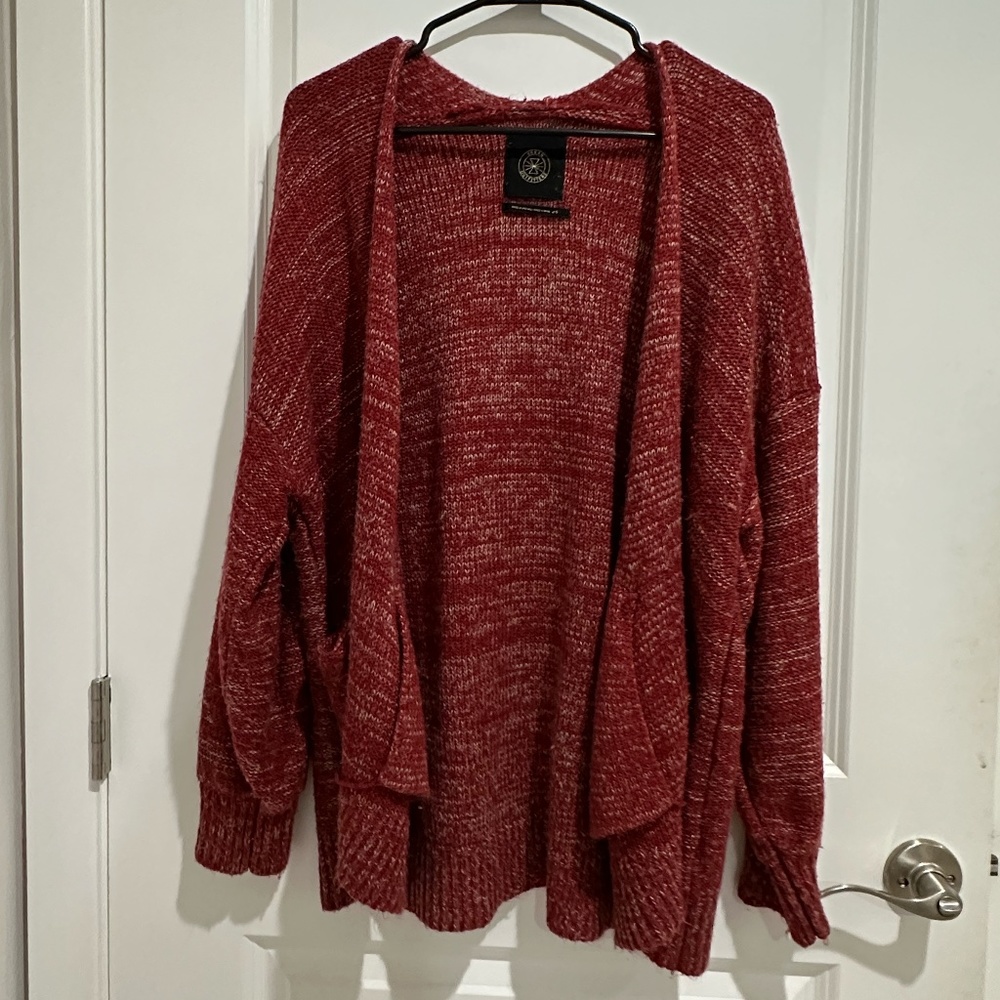 Knitted Open Front Cardigan - Picture 2 of 5